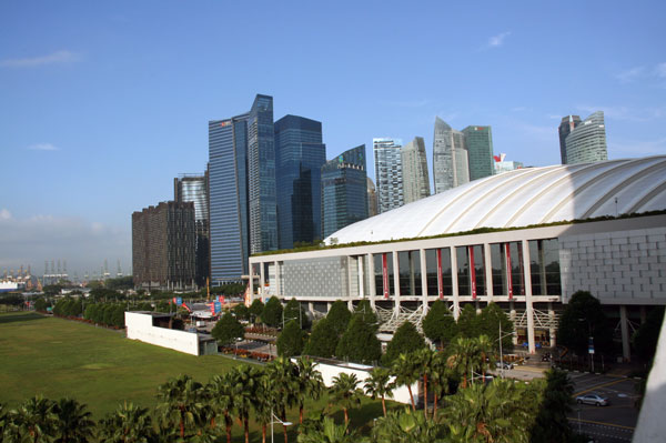 The view from the room (6th floor corner room). One more side of view from the balcony.